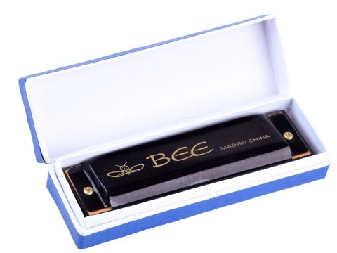 Metalowa HARMONIJKA ustna Organki Bee IN0126