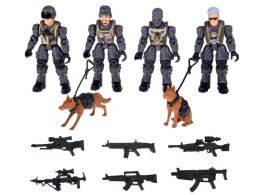 Duży zestaw figurek żołnierze karabiny 12 elementów żołnierzyki ZA5887