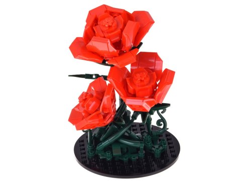 Klocki konstrukcyjne Podświetlana RÓŻA pod kopułą - kwiaty 219-ele ZA5901