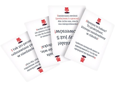 Rebel Karciana imprezowa gra Morda, Szefie! - nie daj się zwolnić! 18+ GR0753