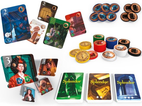 Rebel Strategiczna gra Splendor - zbieraj klejnoty i poszerzaj wpływy! GR0746