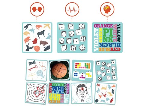 Rebel Towarzyska gra karciana Cortex wyzwania - mądra gra pamięciowa GR0752