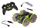 Samochód AMFIBIA 2w1 Stunt r/c zdalnie sterowany Jeździ Pływa Świeci RC0735