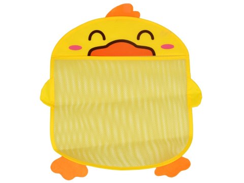 Siatka na zabawki do kąpieli organizer pojemnik żółta kaczuszka ZA5927