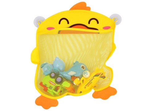 Siatka na zabawki do kąpieli organizer pojemnik żółta kaczuszka ZA5927