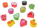 Sorter Montessori drewniany wózek złap robaczka marchewki układanka ZA5903