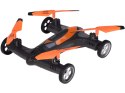 Zdalnie sterowany DRON Quadkopter z kamerką 2w1 Lata + jeździ RC0725 PO