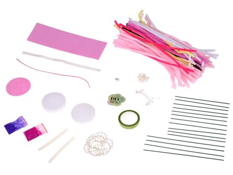 Zestaw kreatywny DIY Stwórz materiałowe KWIATY w wazonie Flowerbox ZA5866