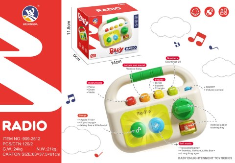 Wielofunkcyjne Radio z Dźwiękami dla Najmłodszych