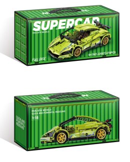 Zestaw Klocków Auto Sportowe Zielone 470el.