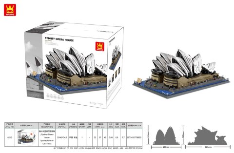 Zestaw Klocków Seria Budynki Opera Sydney 2937el.