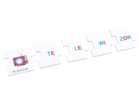 Jawa Edukacyjna gra wczesnoszkolna SYLABY układanka wyrazowa GR0384