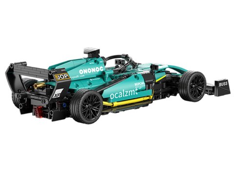 Klocki techniczne 2w1 Bolid Formuła 1 helikopter 736ele naklejki ZA5730