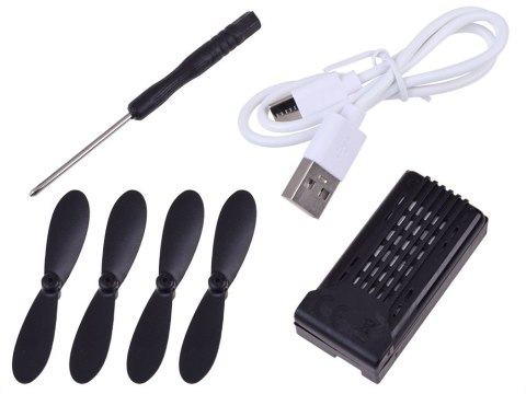 Zdalnie sterowany Dron Myśliwiec Raptor świecący quadcopter RC0726 NI