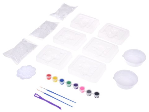 Zestaw kreatywny DIY - uformuj i pomaluj kolorowe Ptaki Dżungli ZA5756