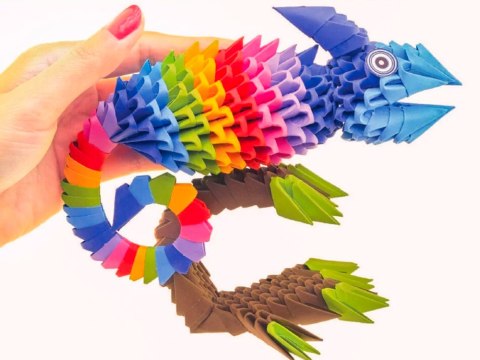 Alexander zestaw kreatywny Origami 3D - Kameleon ZA6075