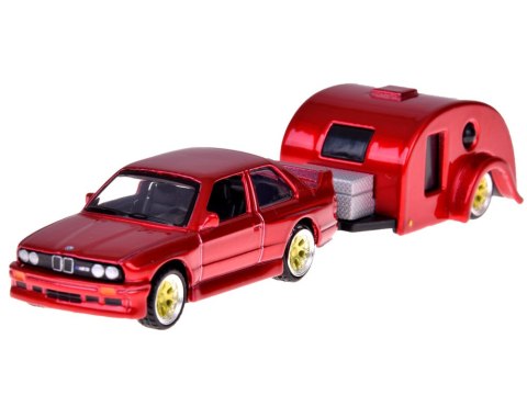 Maisto Licencjonowane Auto Metalowe BMW M3 1988 Przyczepa kempingowa ZA5967