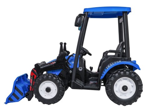 Pojazd MEGA Traktor D68 Z Przyczepką Niebieski