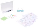 Tablica do Rysowania 3D z Podświetleniem LED + Pisaki i Okulary TA0115