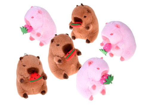 Urocza KAPIBARA zawieszka pałaszująca arbuza mini maskotka 10 cm ZA5733