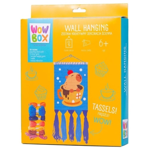 Wow Box Zestaw makrama Kapibara w filiżance