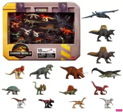 Jurassic World Minis Dinozaury minifigurki MIX