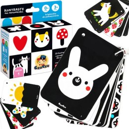 CzuCzu Kontrasty na sznureczku książeczka 20 ilustracji 0m+ 3m+ ZA5549