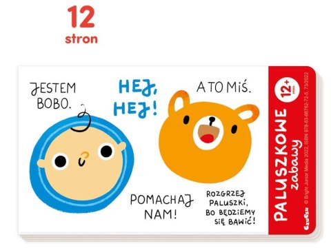 CzuCzu Paluszkowe zabawy książeczka 12m+ ZA4590