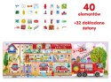 CzuCzu Puzzle Tak działa Straż pożarna 40 ele + plakat edukacyjny ZA5626