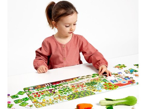CzuCzu Puzzle edukacyjne Co rośnie w ogródku 40ele + plakat ZA5144
