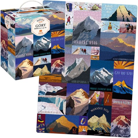 CzuCzu Puzzlove Puzzle Góry 8000 m n.p.m. 1000 elementów ZA5623