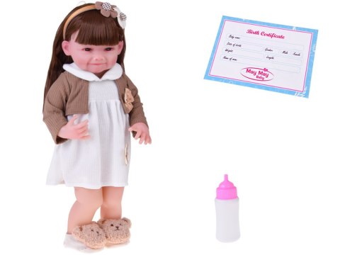 Duża Lalka dziewczynka 55 cm - uroczy wygląd i figlarny uśmiech ZA5830