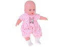 Interaktywna miękka lalka bobas gaworzy śmieje się 40 cm ZA5836