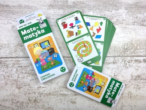 Kapitan Nauka Zagadki obrazkowe - Matematyka zadania 6-9 lat KS0886