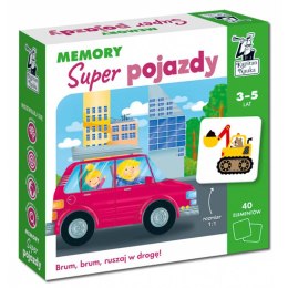 Kapitan Nauka gra Memory Super pojazdy GR0638