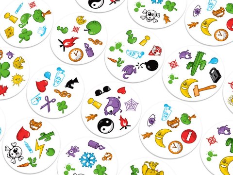 Rebel Karciana gra Dobble Classic Eco PL - okrągłe karty do gry GR0749