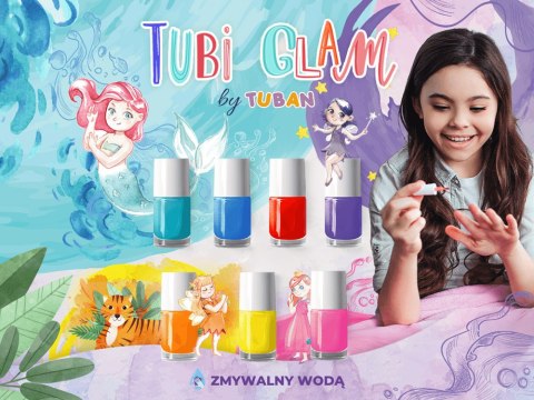 Tuban Tubi Glam lakier do paznokci dla dzieci fioletowy perłowy 5ml ZA5165