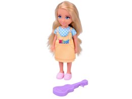 Ankiki Lalka z gitarą - urocza mała muzykalna laleczka 14 cm ZA6008