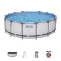 Basen stelażowy Steel Pro MAX 457x122 15FT BESTWAY 5w1 + Akcesoria