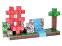 Klocki magnetyczne konstrukcyjne 144 ele kostki sześciany piksele ZA6005