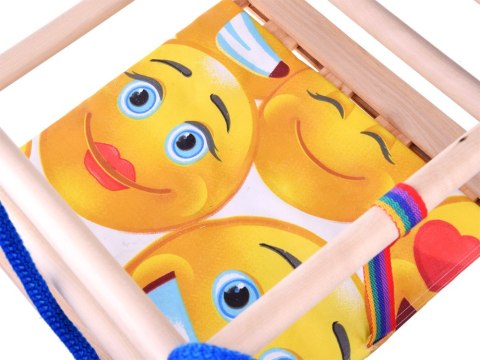 Kolorowa HUŚTAWKA drewniana + poduszka SP0210