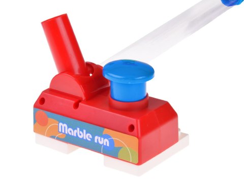 Kolorowy Tor kulkowy Marble Run DIY z wyrzutnią 58-ele ZA5979