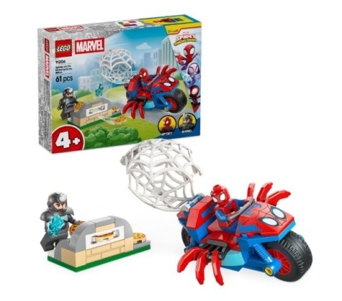 LEGO(R) SPIDEY 11206 Spidey na motocyklu kontra...