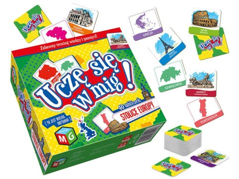 Multigra Gra edukacyjna Stolice Europy - Uczę się w mig GR0295