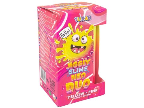 Tuban Jiggly Slime Neo Duo dwukolorowy 430g żółto-różowy ZA5649