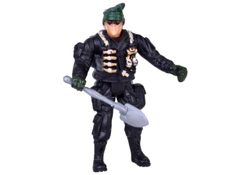 Duży zestaw militarny czołg myśliwiec helikopter + żołnierz ZA5752