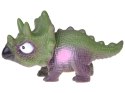 Interaktywny gumowy dinozaur triceratops figurka z dźwiękiem RYCZY ZA5726