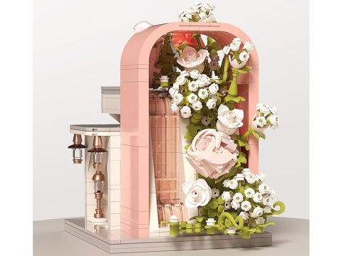 Klocki Romantyczna sala ślubna z witryną + kwiaty i suknia 1047-ele ZA5739