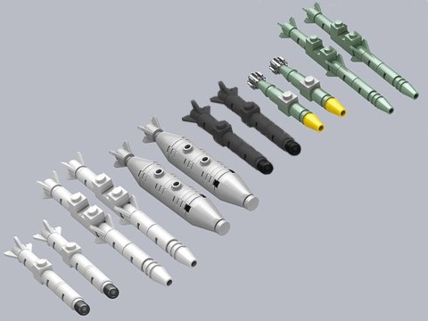 Klocki techniczne Samolot myśliwski dalekiego zasięgu MIG-29 1290ele ZA5800