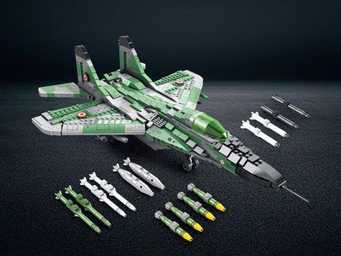 Klocki techniczne Samolot myśliwski dalekiego zasięgu MIG-29 1290ele ZA5800